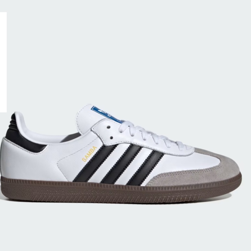 Adidas Samba OG White and Black Trainers